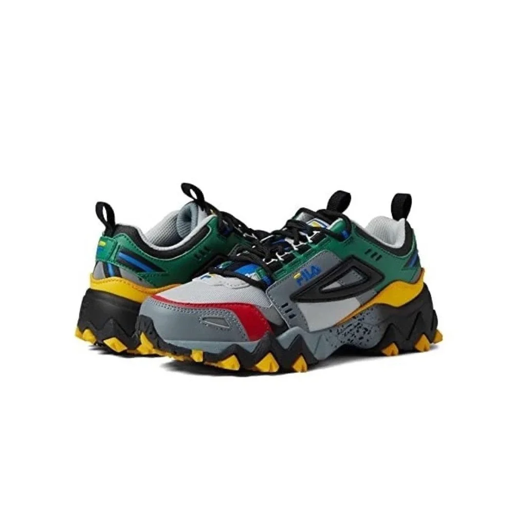 Fila Oakmont TR Mens Sneakers Multi Color Trail Shoes 1JM01565-051 Size 10.5